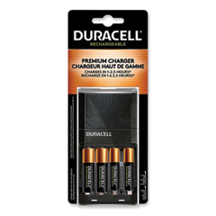 Duracell® ION SPEED 4000 Hi-Performance Charger, Includes 2 AA and 2 AAA NiMH Batteries