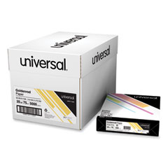 Universal® Deluxe Colored Paper, 20 lb Bond Weight, 8.5 x 11, Goldenrod, 500/Ream