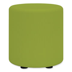 Safco® Learn Cylinder Vinyl Ottoman, 15" dia x 18"h, Green, Ships in 1-3 Business Days