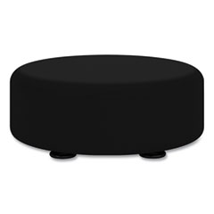 Safco® Learn 15" Round Vinyl Floor Seat, 15" dia x 5.75"h, Black, Ships in 1-3 Business Days
