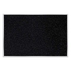 Satin Aluminum-Frame Recycled Rubber Bulletin Boards, 96.5 x 48.5, Confetti Surface, Ships in 7-10 Business Days