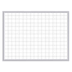 Non-Magnetic Whiteboard with Aluminum Frame, 120.63 x 48.63, White Surface, Satin Aluminum Frame