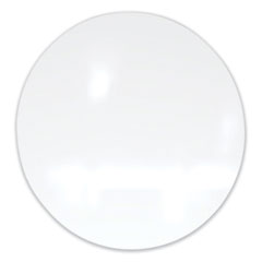 Coda Low Profile Circular Magnetic Glassboard, 36 Diameter, White Surface