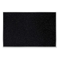 Satin Aluminum-Frame Recycled Rubber Bulletin Boards, 120.5 x 48.5, Confetti Surface