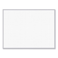 Non-Magnetic Whiteboard with Aluminum Frame, 36 x 23.81, White Surface, Satin Aluminum Frame
