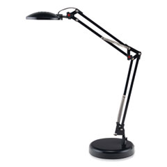LED Architect Lamp, Swing Arm, 19" High, Black