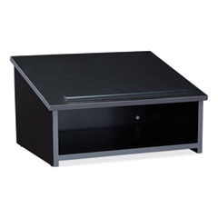 Oklahoma Sound® Tabletop Lectern, 23.75 x 19.87 x 13.75, Black, Ships in 1-3 Business Days