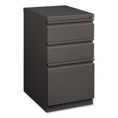 Hirsh Industries® Full-Width Pull 20 Deep Mobile Pedestal File, Box/Box/File, Letter, Medium Tone, 15x19.88x27.75, Ships in 4-6 Business Days