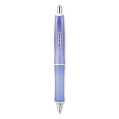 Pilot® Dr. Grip Frosted Advanced Ink Ballpoint Pen, Retractable, Medium 1 mm, Black Ink, Purple Barrel