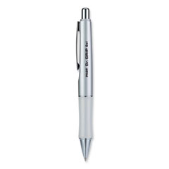 Pilot® Dr. Grip Limited Gel Pen, Retractable, Fine 0.7 mm, Black Ink, Platinum Barrel