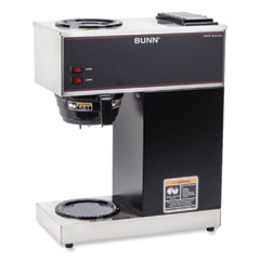 BUNN® VPR 12-Cup Commercial Pourover Coffee Brewer, Gray/Stainless Steel, Ships in 7-10 Business Days