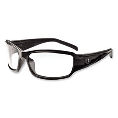 Skullerz Thor Safety Glasses, Black Nylon Impact Frame, Anti-Fog Clear Polycarbonate Lens