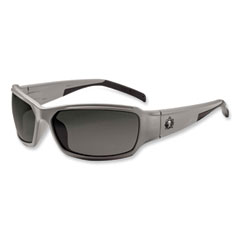 Skullerz Thor Safety Glasses, Matte Gray Nylon Impact Frame, Polarized Smoke Polycarbonate Lens