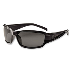 Skullerz Thor Safety Glasses, Black Nylon Impact Frame, Anti-Fog Smoke Polycarbonate Lens