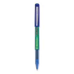 Pilot® Precise V5 BeGreen Roller Ball Pen, Stick, Extra-Fine 0.5 mm, Blue Ink, Blue Barrel, Dozen