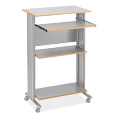 Muv Standing Desk, 29.5" x 22" x 45", Gray, Ships in 1-3 Business Days