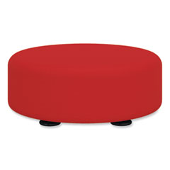 Safco® Learn 15" Round Vinyl Floor Seat, 15" dia x 5.75"h, Red, Ships in 1-3 Business Days