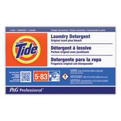 Tide® Professional™ Powder Laundry Detergent Plus Bleach, Original Scent, 1.4 oz Vending Box, 156/Carton