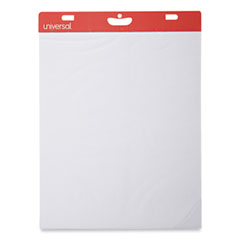 Universal® Self-Stick Easel Pad, Unruled, 25 x 30, White, 30 Sheets, 2/Carton