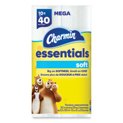 Charmin® Essentials Soft Bathroom Tissue, Septic Safe, 2-Ply, White, 352 Sheets/Roll, 30 Rolls/Carton