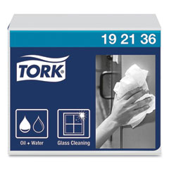 Tork® Heavy-Duty Paper Wiper 1/4 Fold, 1-Ply, 12.5 x 13, White, 56/Pack, 16 Packs/Carton