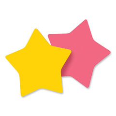 Post-it® Notes Die-Cut Star Shaped Notepads, 2.6" x 2.6", Assorted Colors, 75 Sheets/Pad, 2 Pads/Pack