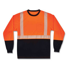 ergodyne® GloWear 8281BK Class 2 Long Sleeve Shirt with Black Bottom