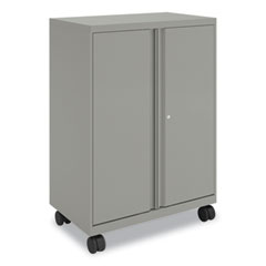 HON® Smartlink Mobile Cabinet, 10 Compartments, 30w x 18d x 42.32h, Platinum Metallic, Ships in 7-10 Business Days