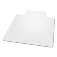 ES Robbins® EverLife Chair Mat for Extra High Pile Carpet with Lip, 46 x 60, Clear, Ships in 4-6 Business Days
