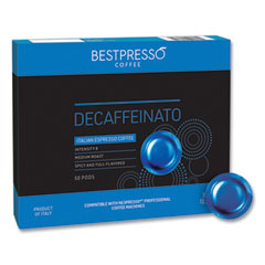 Bestpresso® Nespresso Professional Decaffeinato Coffee Pods, 0.21 oz, 50/Box