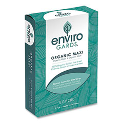 HOSPECO® Enviro Gards Organic Maxi Pad, Regular, 200/Carton