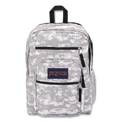 JanSport® Big Student Backpack, Fits Devices Up to 14.9", Polyester, 13 x 10 x 17.5, 8-Bit Camo