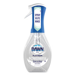 Dawn® Platinum Powerwash Dish Spray, Free & Clear, Unscented, 16 oz Spray Bottle