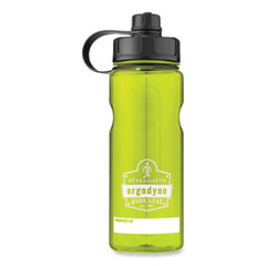 ergodyne® Chill-Its 5151 Plastic Wide Mouth Water Bottle, 34 oz, Lime, Ships in 1-3 Business Days