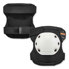 ProFlex 300HL Knee Pads, Rounded Hard Cap, Hook and Loop Closure, One Size, White Cap, Pair, Ships in 1-3 Business Days