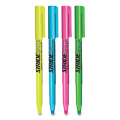 Stride StrideBrite Stick Highlighters, Assorted Ink Colors, Chisel Tip, Assorted Barrel Colors, 24/Pack