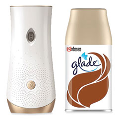 Glade® Automatic Spray Starter Kit, Spray Unit and Refill, White/Gold, Cashmere Woods
