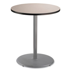 Cafe Table, 36" Diameter x 42h, Round Top/Base, Gray Nebula Top, Gray Base