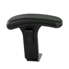 Safco® Height Adjustable T-Pad Arms for Safco Uber Big and Tall Chairs, Black