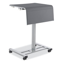 NPS® Sit-Stand Student Desk Pro, 23.5" x 19.5" x 28.5" to 41.75",  Charcoal Gray, Ships in 1-3 Business Days