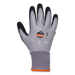 ProFlex 7501 Coated Waterproof Winter Gloves, Gray, Medium, Pair
