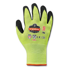 ergodyne® ProFlex 7021 Hi-Vis Nitrile-Coated CR Gloves, Lime, 2X-Large, Pair, Ships in 1-3 Business Days