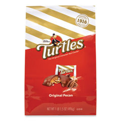 DeMet's Original Turtle Bites, Original Pecan, 1 lb, 1.5 oz Bag, Delivered in 1-4 Business Days