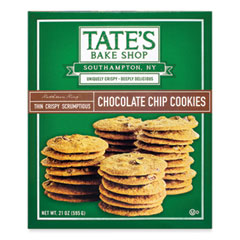 TATE’S BAKE SHOP Chocolate Chip Cookies, 21 oz Box, Delivered in 1-4 Business Days