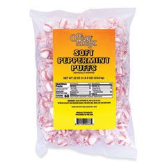 Office Snax® Candy Assortments, Soft Peppermint Puffs, 22 oz Bag
