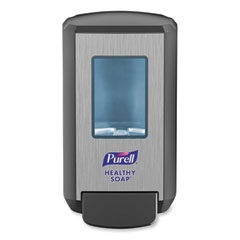 PURELL® CS4 Soap Push-Style Dispenser, 1,250 mL, 4.88 x 8.8 x 11.38, Graphite