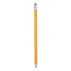 Dixon® Oriole Presharpened Pencils, HB (#2), Black Lead, Yellow Barrel, Dozen