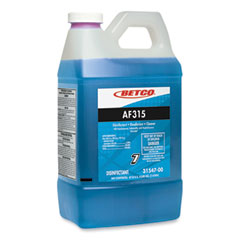 Betco® AF315 Disinfectant Cleaner, Citrus Floral Scent, 2 L Bottle, 4/Carton