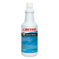 Betco® BestScent Ocean Breeze RTU Deodorizer, Ocean Breeze Scent, 32 oz Spray Bottle, 12/Carton