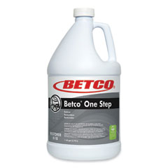 Betco® One Step Floor Restorer, Lemon Scent, 1 gal Bottle, 4/Carton